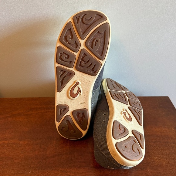 OluKai Gray Sneakers Nohea Moku Size 10 - Picture 6 of 6